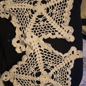 White Crochet Lace Doily